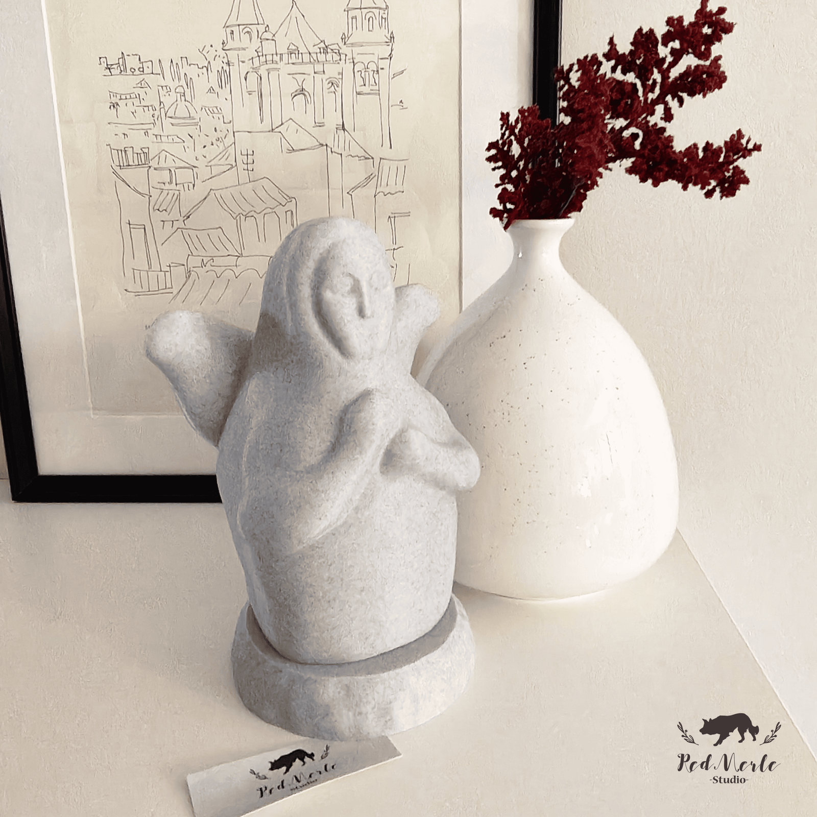 Figura Contenedor de la Diosa Hyliana 20cm