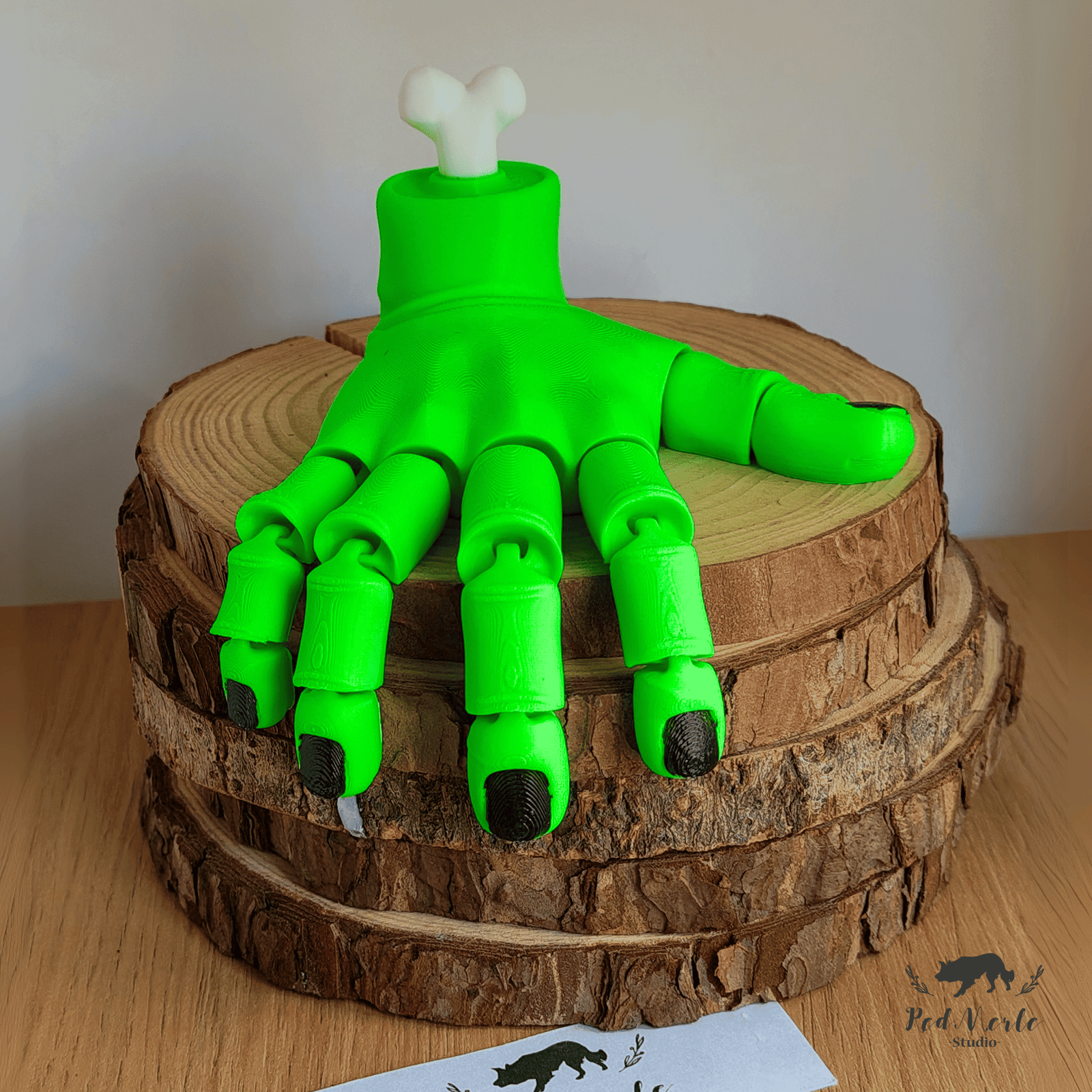 🎃 Mano Frankenstein articulada 🎃